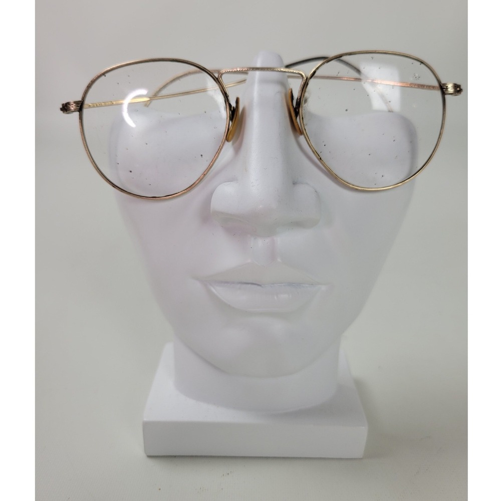 American Optical AO Ful-vue Vintage Gold Filled 12K GF Round Wire Glasses Frames
